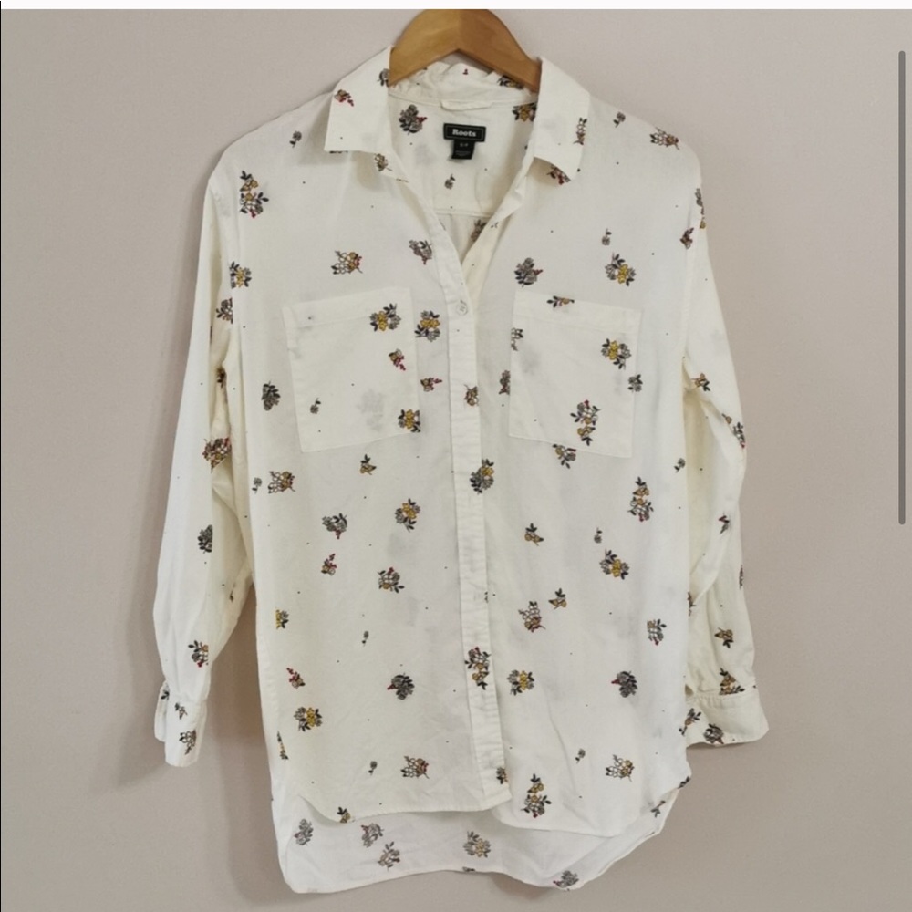 Roots floral button up